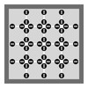 Brunoplast NIVIFIX 250x Standard Thread Tabs (Linear) for 1.7 mm