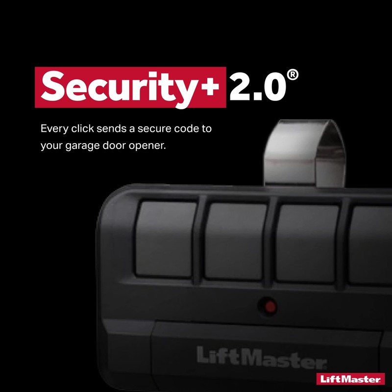 LiftMaster 894LT 4-Button Learning Garage Door Opener Remote Control -