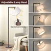 Fully Dimmable Floor Lamp Brown, Arc Floor Lamp for Bedroom