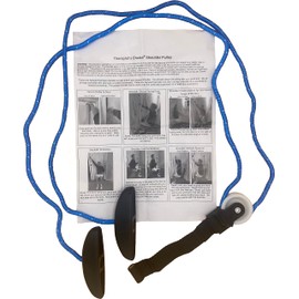 Therapist’s Choice® Shoulder Pulley, Over The Door, with Patient Guide. Aids Recovery and Rehabilitation of Shoulder, Rotator Cuff, Shoulder Pain, Frozen Shoulder, Pain Free Range of Motion (Blue)