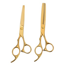 SAFIGLE 2 Pcs Professional Hair Thinning Scissors Set Hair Cutting Tools for Salon and Home Use and Styles