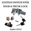 PMFCA Door Lock Cylinders & Ignition Switch with Keys for