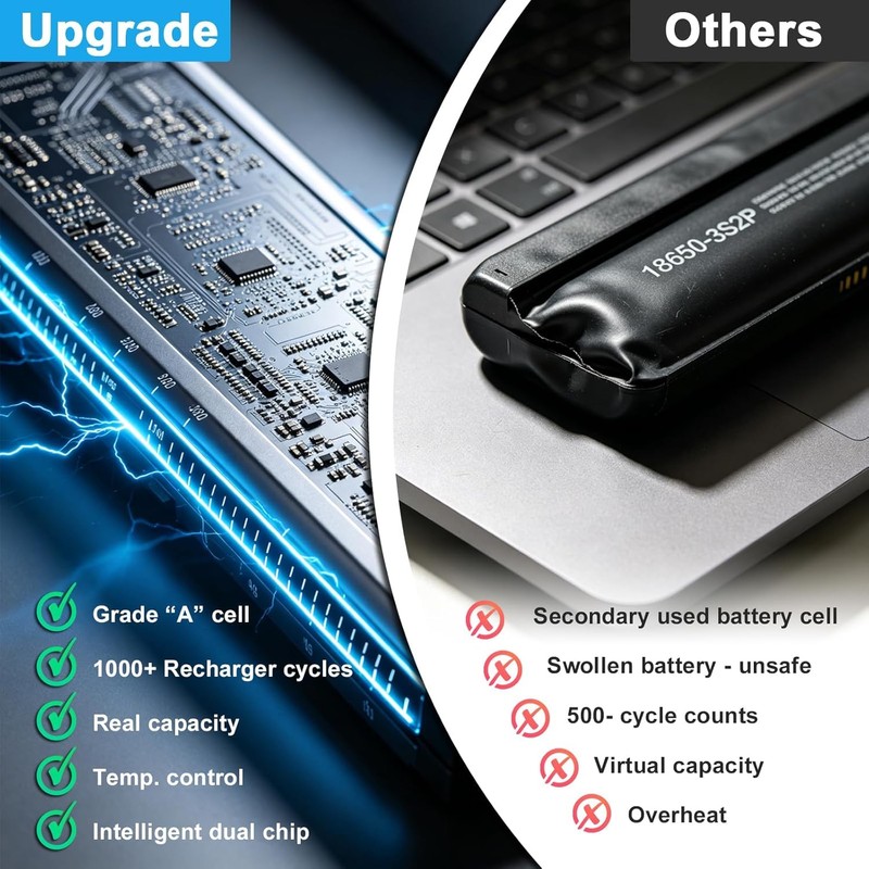 BOWEIRUI TVKGH Laptop Battery for Dell Latitude 9510 9520 Series