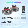 Nilight 2PCS 60 inch Truck Bed Lighting Truck Bed Light