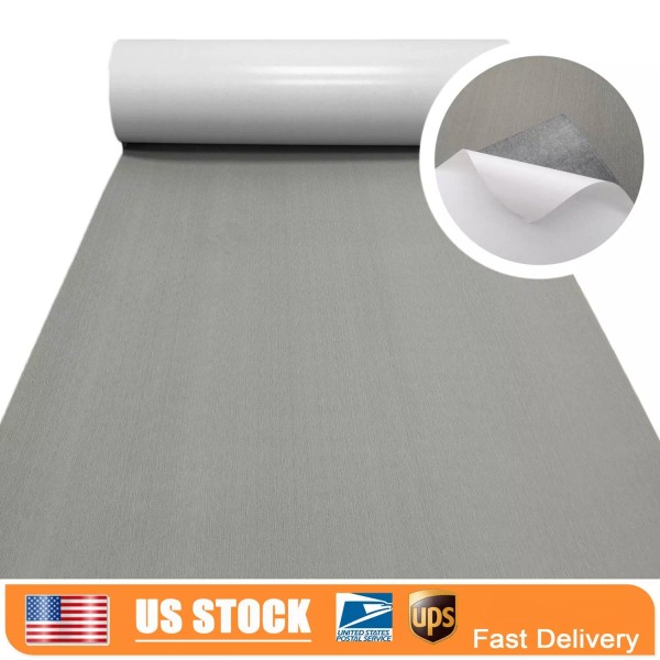 YUANJIASHENG 94''×35'' EVA Boat Decking Mat Non-Slip Marine Flooring Pontoon