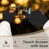 Rahhint Thermal Winter Gloves for Men Women Pure Wool Knit