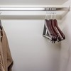 EAI Polished Chrome Wardrobe Rail Oval Kit for Clothes Hanging