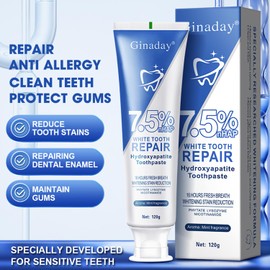 LOYOTICE 2Pack Hydroxyapatite Toothpastes for Enamel Protection and Tooth Strengthening,Fluoride-Free Toothpaste for Sensitive Teeth Gentle Mint, Fresh Breath for Oral Health