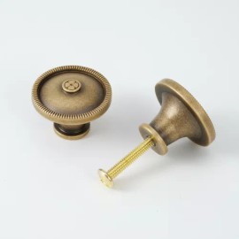 Co Coral Corp Sculptural Cabinet Knobs Solid Brass Durable Kitchen Handles Drawer Dresser Knob - 1PC