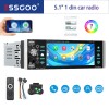 ESSGOO Portable Car Stereo Radio Apple Carplay Android Auto 5"