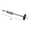 Ladder Leveler Pair with Rubber Feet Orange,Adjustable Ladder Leg Leveler