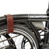 2in1 Leather wheel frame strap for BROMPTON BICYCLE and trousers