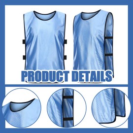 XURJUMI Marking shirt / training bib, football training vest, football vest for children and adults, football training accessories, vests for team training