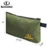KERNOWO 4 Pack Upgrade Zipper Canvas Tool Pouch, 20 oz