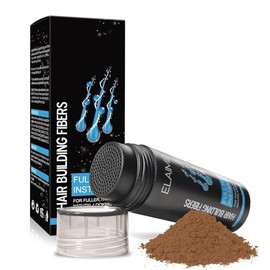 Hair Fibers for Men, Hair Fibres Black, Professional Quality Fiber Hair Powder for Women and Men for Bald Spots & Thinning Hair (Light Brown)