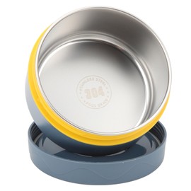 Insulated Food Container, Thermal Lunch Box 420ml Stainless Steel Lunch Box Double Layer Insulated Food Jar Portable Round Thermal Lunch Container for Adults Teens Kids