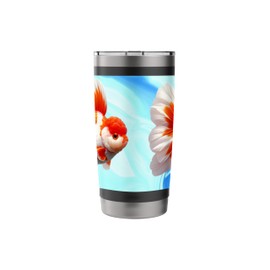 Thai Oranda Goldfish Fancy Goldfish Lover Aquarium Fish Tank Stainless Steel Insulated Tumbler