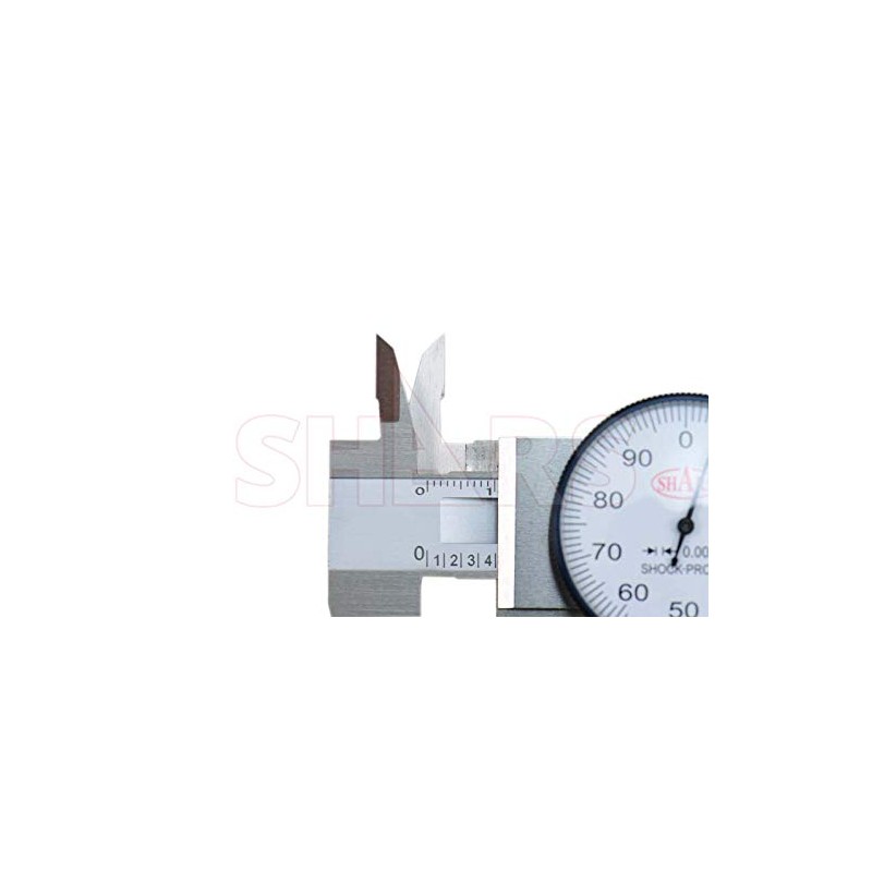 Shars Precision Stainless Steel Shock Proof Dial Caliper 0-6" w/Metric