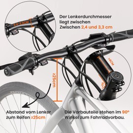 Goldmiky Foldable Bicycle Basket, Front Bicycle Basket for Dogs, Easy Install Removable Bicycle Basket Bag, with Handlebar Adapter for Small Dogs, Shopping, Picnic (Black)