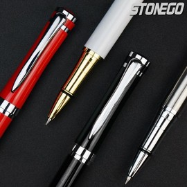 클래식 금속 서명 개폐식 롤러 사무실 포인트 파인 5MM Classic Metal Signature Retractable Roller Office Point Fine 5MM [Style B Blue]