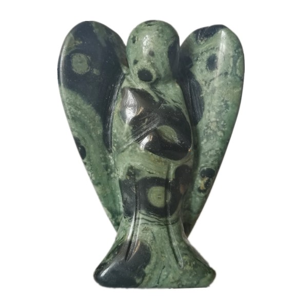 Manekieko Manekieko Natural Kambaba Jasper Healing Crystal Prayer Guardian Angel