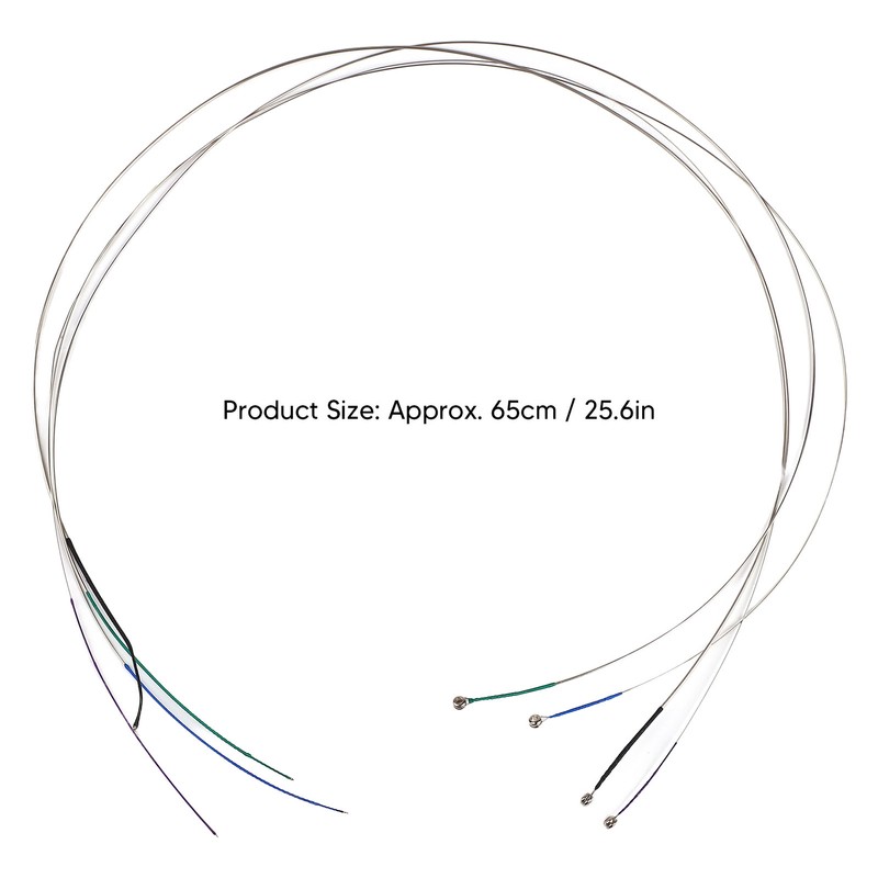 Cello Strings Full Set Steel Core 4/4 Replacement Parts Musical