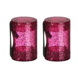 2 Pcs Rhythm Ring Shaker, Finger Sand Hammer for Ukulele Guitar (Red)