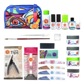 Mc Nails Kit Uñas Acrílicas. Mc Nails. Todo Incluido. 22 Piezas.