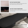 MUQIDA Car Seat Cover for Rear Seats, Comfortable Linen Seats