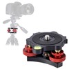 Tripod Leveling Base, Camera Leveler with Bubble Level 3 Axis