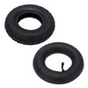 2.50-4 Tire and Inner Tube, Rubber Replacement Tire + Inner