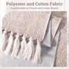 Treaful Dresser Runners for Bedroom, Rustic Boho Farmhouse Coffee Dining