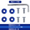 EVOLVERACING Anti-Theft Bolt Set for License Plate Specific Vehicle Inspection