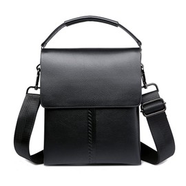 Whatna 809S1 Men's Leather Second Bag, 3-Way Crossbody Bag, Clutch Shoulder Bag, With Hand Strap, 3 Room Dividers, Thick, Hand, Wedding, Business, Formal, Ceremonial Occasions, Bicycle Bag, Bicycle