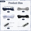 10 Pairs No Tie Shoe Laces, Elastic Flat Shoelaces with
