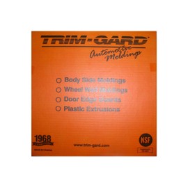 Trim-Gard All Black L-Style Stick On Door Edge Molding/Gaurd (15/32" Wide)