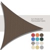 ECOOPTS Sun Shade Sail Triangle Canopy Cover for Outdoor Patio