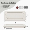2Pack Diatomite Stone Sink Tray, Water Absorbing Faucet Mat for