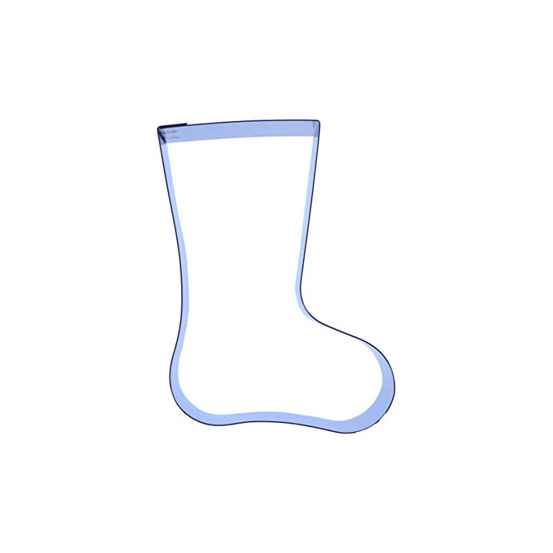 Christmas Stocking Cookie Cutter - Stainless Steel - 80mm Approximately