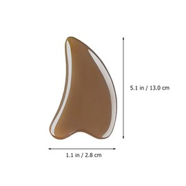 Ciieeo Gua Sha Scraping Massage Tool, 2Pcs Ox Horn Guasha Board SPA Massage Acupoint Massaging Pen Chinese Scraper Tools Random Style