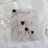 Ribbon stone gradient handmade nail tip - petit round /