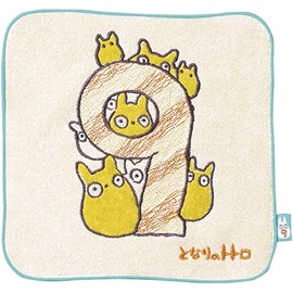 丸眞 ハンドタオル ジブリ となりのトトロ 約25×25cm トトロ 9月 誕生月 0590229200