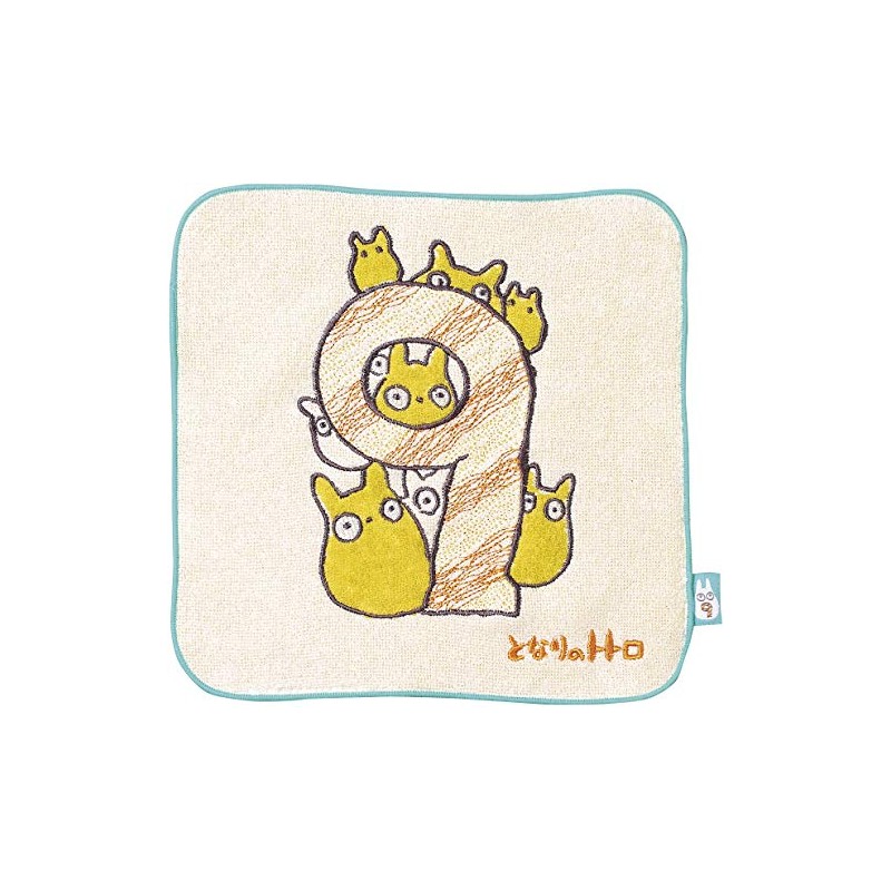 丸眞 ハンドタオル ジブリ となりのトトロ 約25×25cm トトロ 9月 誕生月 0590229200