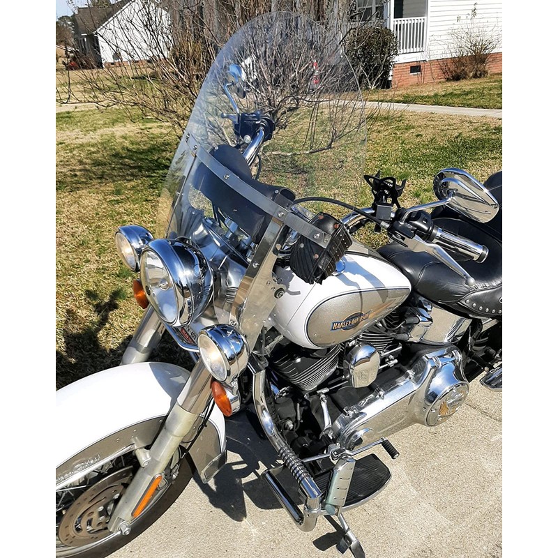 Sled Shields 20" Clear Replacement Windshield Compatible with Harley Davidson