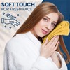 Towelogy® Luxury Egyptian Cotton Face Cloth Flannel Fingertip Towels Set