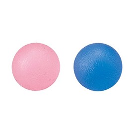Danno Training Balls, Clear Training Balls (2 Pieces) Pink, Blue, Φ2.0 inches (5 cm), D7222, Size: Diameter 2.0 inches (5 cm)