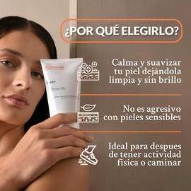 Exfoliante Facial en Gel | Con Manzanilla, Caléndula, Aloe Vera y Toronja | Remueve Células Muertas y Elimina Impurezas | Limpieza Profunda para Todo Tipo de Piel | Biune. | 150 ml