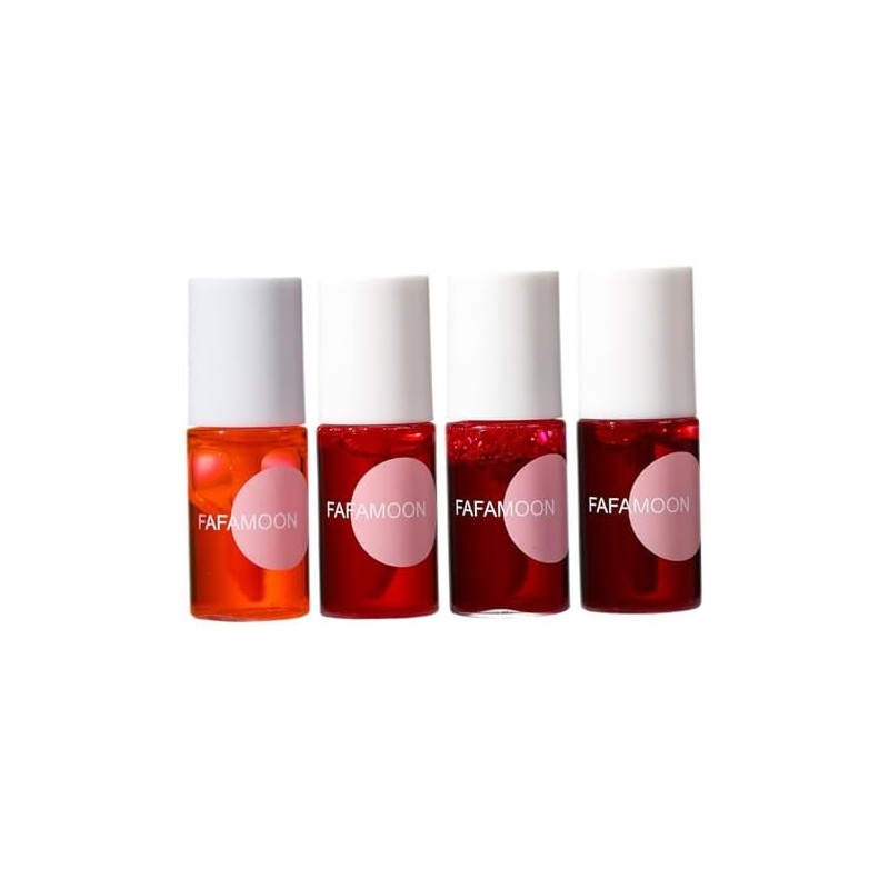4 PC/SET Juego de glaseado de labios Fórmula natural larga