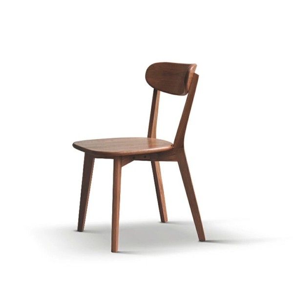 1X Wooden Dining Chair Kichen Side Chair Natural Color Home