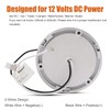 Facon 7.5-Inch 12V LED RV Ceiling Dome Light with Touch